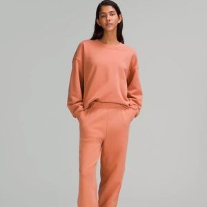 Lululemon Perfectly Oversized Crew, Pink Savannah, Size 6, NWOT